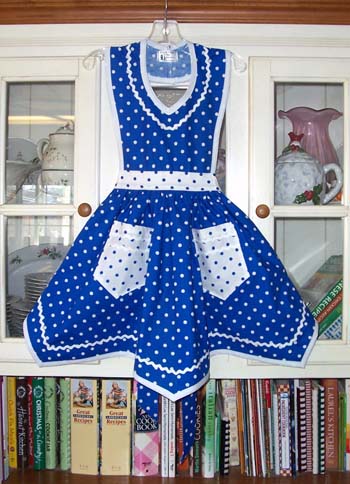 Victory Full Blue With White Poka Dot